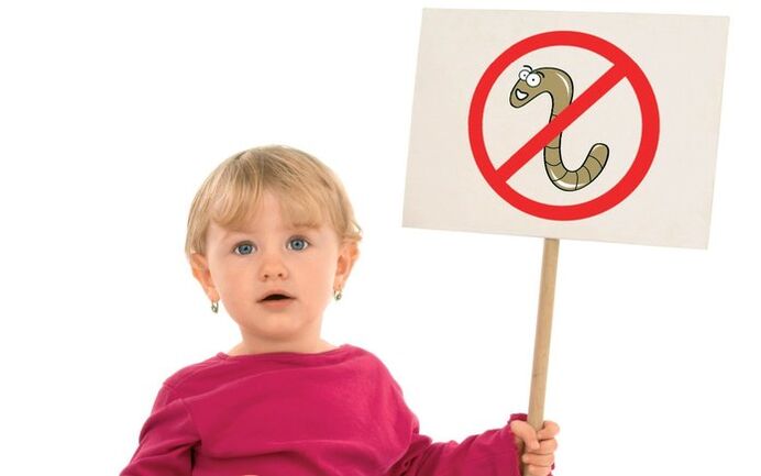 Prevention will save a child from worm infection