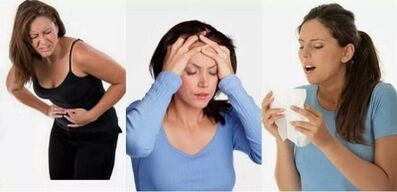 Signs of parasites in the human body