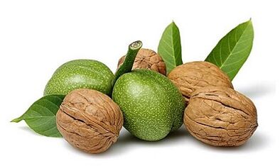 nuts to remove parasites from the body