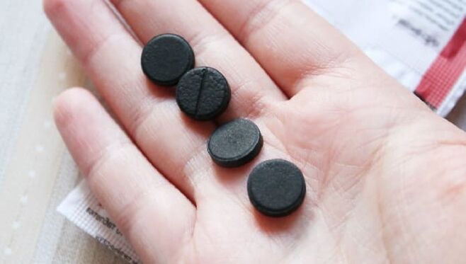Activated charcoal for use during nut tincture therapy
