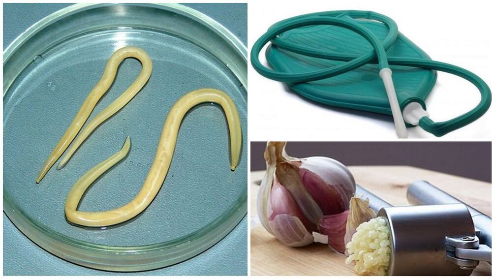 garlic enema for worms